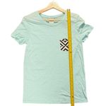PINK - Victoria's Secret Pink by Victoria's Secret T-Shirt Women's XS Light Blue Striped Pocket Photo 5