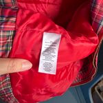 Talbots Women's Vibrant Red Tartan Plaid Quilted Vest | Size 1X Photo 5