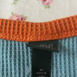 Wild Fable Blue and Orange Waffle Raglan T-Shirt Photo 1