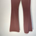 None Otos Brown Flare Leggings Yoga Pants High Rise Pockets Pilates Gym Fall Lounge M Photo 7