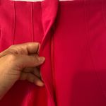 ZARA NWOT Hot Pink Straight Leg Dress Pants High Waisted Slacks Women's size XS Photo 4