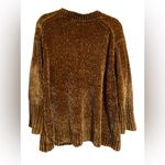 ZARA  knit Cozy V-Neck Sweater in Gold Photo 1
