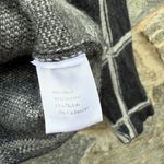 Barreling Bartolini Italian Soft Wool Cashmere Windowpane Plaid Knit Cardigan Photo 4