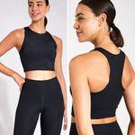 Girlfriend Collective Dylan Racer Back Compressive Crop/Bra - Black NWT ~ XS🧡 Photo 1