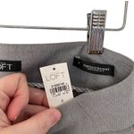 Loft  NWT Marisa Straight size 0 gray dress pants Photo 3