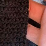 Beautiful 100% 🇺🇸HANDMADE CROCHETED & WOOL warm headband Black Photo 3