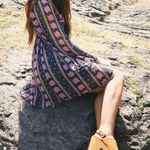 Modcloth  Blue&Purple Floral Sweet Sixties Retro Babydoll Dress Sz.0 Photo 2