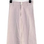 ZARA The Marine Straight Leg Vintage High Rise Raw Hem Relaxed Fit Jeans 4 Pink Photo 1