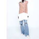 ZARA  New Openwork Knit Vest
Cardigan Pink Jewel Button V-
Neck Size M NWOT Photo 4