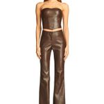 I am gia NWT “Vena” Strapless Corset Top in Chocolate Photo 0