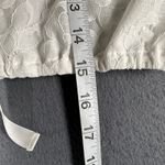 For Love & Lemons  Loretta Cropped Blouse Womens XL White Lace Floral Top NWT Photo 9