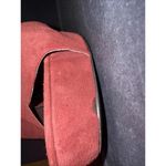 Diane Von Furstenberg DVF Platform Sandals 7.5 Zia Suede Crisscross Coral Red  Photo 3