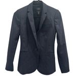 J.Crew  1035 Super 120’s Wool Pinstripe Blazer Charcoal Gray Old Money Preppy 00 Photo 0