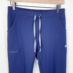 FIGS Yola Skinny Straight Leg Scrub Pants Women's Size XS Navy Blue TW2000R Photo 2