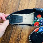 Tory Burch  Black Floral Espadrilles Photo 2