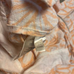 Free People Love So Right Wide Leg Womens 2 Hippie Boho Pants Peach flowers Photo 5