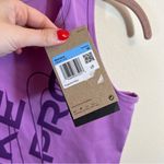 Nike  Pro Women’s Purple Crop Tank Top Medium NWT Photo 3