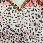 Jennifer Lopez  Women Batwing Jeweled V-Neck Tops Blouse  Size L Photo 3