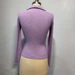 The Fifth Label  Womens Ribbed Knit Top Collared Deep V Neck Long Sleeve Size 4 Photo 2