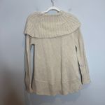 Smartwool  Crestone Tunic Cowl Neck Sweater Cable Knit Cream Size Small Photo 5