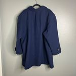 Woman Within ‎ Women's 30W Winter Car Coat Wool Navy Blue Full Button Plus NWOT Photo 5