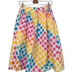 Dapper day for Tatyana Disney Gloria Dot candy print pleated skirt size Small White Photo 0