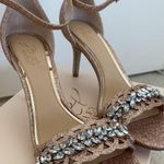 Badgley Mischka Brand New  Rose Gold Sandal Heels Photo 0