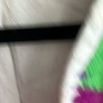 Vintage Floral quilted jacket size 12 Cotton USA spring floral Photo 4