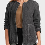 Knox Rose ‎ quilted zip up jacket SIZE SMALL NEW charcoal grey Photo 0