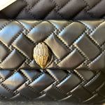 Kurt Geiger  Black Quilted Leather Backpack NWT Photo 2