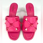 Valentino Garavani  Maxi Roman Stud Quilted Nappa Mules Heel Sandals Size EU 37.5 Photo 4