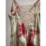 Cacique Floral Satin Chemise Nightgown with Lace Detail Photo 6