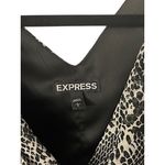 EXPRESS Snakeskin Print Sleeveless Top L Wrap Coquette Soft Goth Urban‎ Festival Party Photo 2