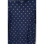 Chico's  Blue Women's Petite Karina Foiled Dot‎ Long-Sleeve Tee - Size 0 Photo 3