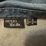 Esmara by Heidi Klum Western Denim Pearl Button Button Down Shirt Blue Size M Photo 3