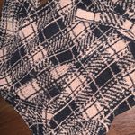 SKIMS RARE  Cozy Knit Unisex Robe in Plaid brown black fuzzy Xs fall holiday $250 Photo 5