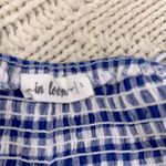 In Bloom In Loom Blue and White Ruffled Tiered Sundress size large Photo 4