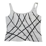 Sandra Darren  Geometric Tank Top Photo 1