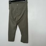 Lululemon olive green cropped leggings size 4 Photo 3