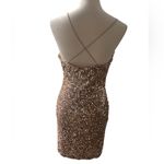 B Darlin Gold Sequin Mini Dress Photo 1
