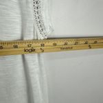 Lucky Brand Top M White Crochet Lace Boho Cottagecore Festival Fairy Peasant Photo 5