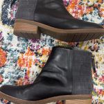 Sperry Maya Belle Leather Back Zip Ankle Boots Textured Black Size 7.5 Photo 0