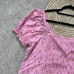 Torrid Challis Puff Short Sleeve Crop Top Babydoll Cottagecore in Ditsy Rose 3X Photo 10