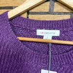 Liz Claiborne  Purple Short Sleeve Sweater Size Large Photo 5