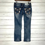 GRACE IN LA Jeans Straight Cropped Embellished Size 27 Photo 1