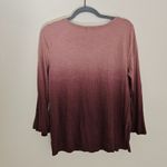 Anthropologie  T.la Tessa Ombre Bell Sleeve Tee Womens Size S Modal T-Shirt Pink Photo 3