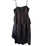 Kate Spade  x Target Tiered Ruffle Midi Tank Dress‎ Black Large Photo 5