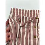 Tickled Teal  BUTTON DETAIL STRIPED CHARLOTTE SKIRT SIZE MEDIUM  NWOT Photo 8