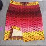 Premise  Short Skirt Size 8 Women's Geometric Circles 70s style Photo 8