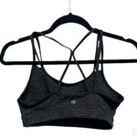 Gaiam  Padded Strappy Sports Bra Charcoal Gray Size Small Yoga Athletic Photo 1